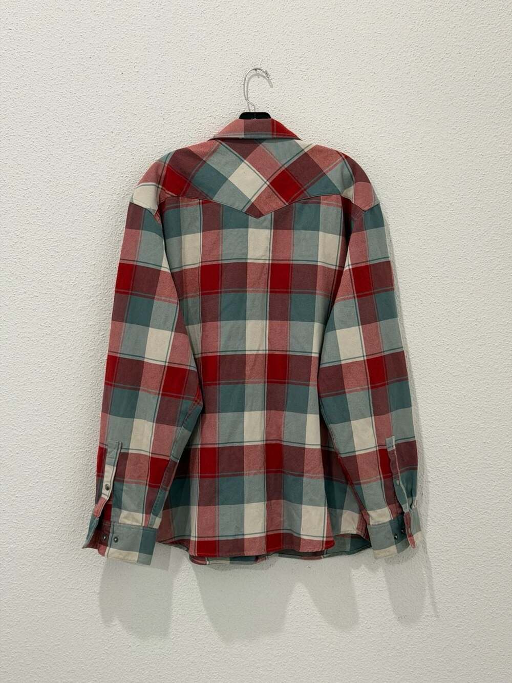 Howler Brothers Plaid Western Metal Snap Long Sleeve Flannel Shirt Large - Picture 3 of 6